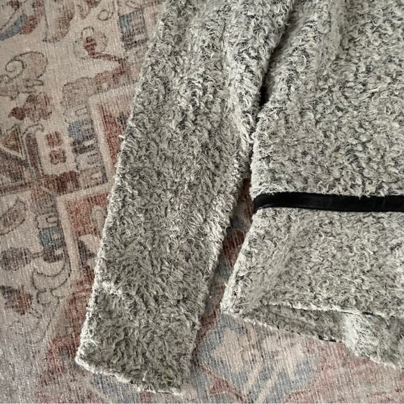 Iro Zyta Zipper Front Wool Leather Jacket Size Small - Picture 7 of 15